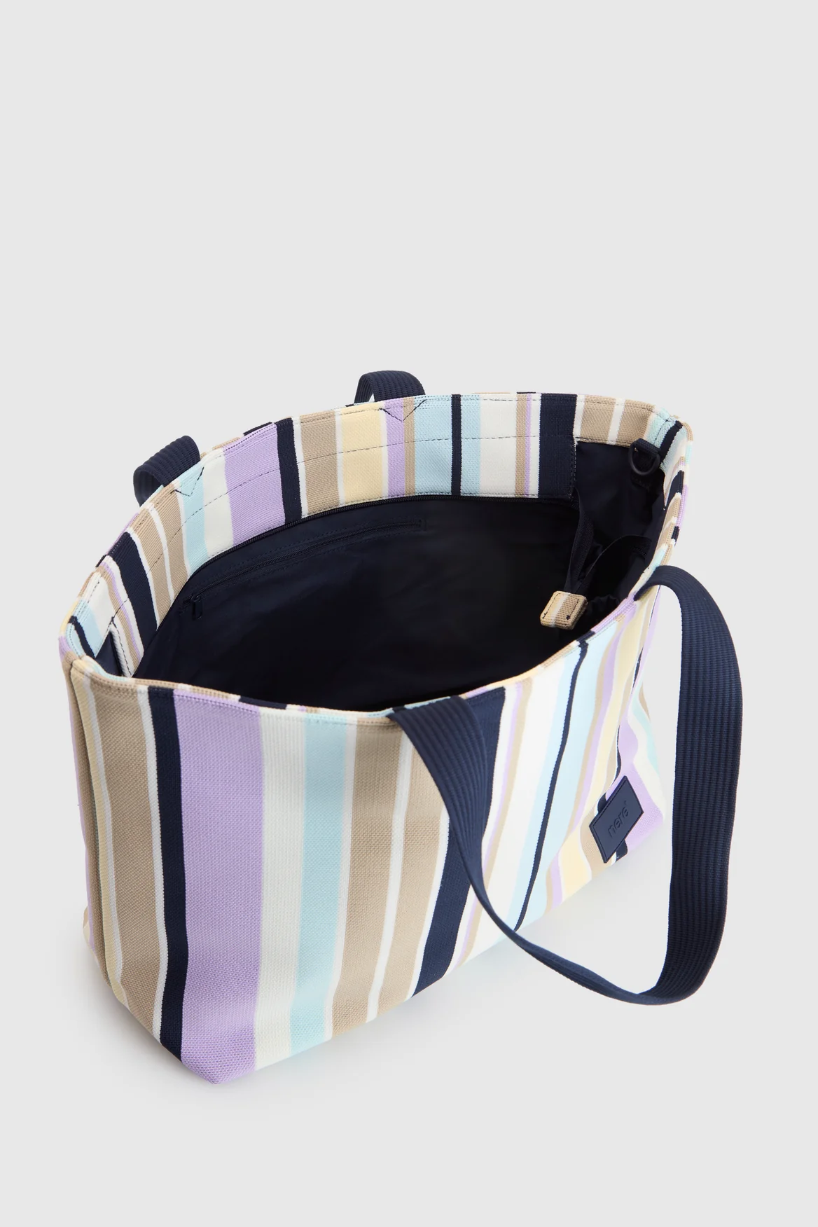 Stori Knit Stripe Tote Bag - Image 4